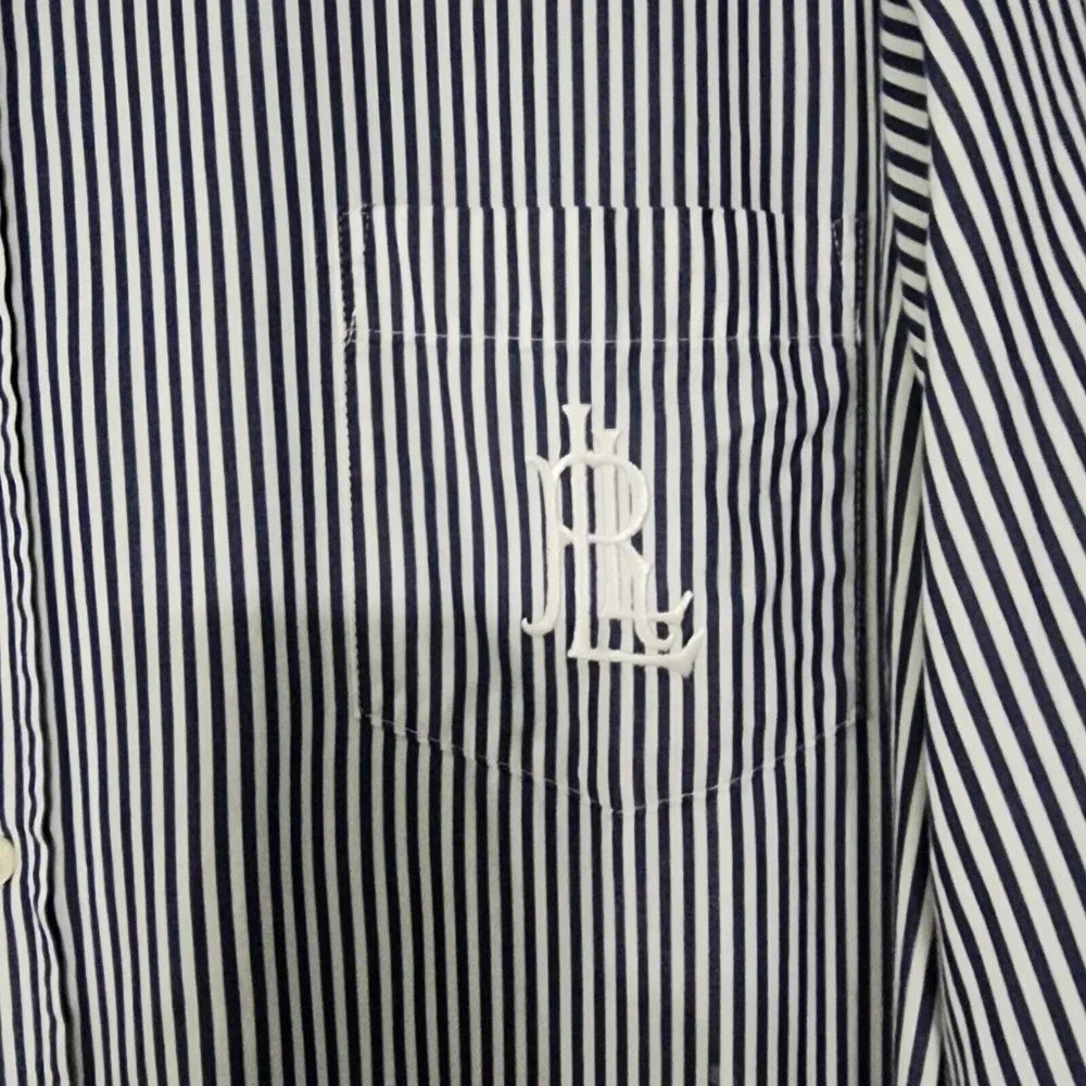 MENS LAUREN RALPH LAUREN POLO LONG SLEEVE BUTTON‎ DOWN SHIRT